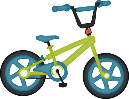 Arana Альбом «scrap Kits / Scrap Kits 7 / Sk Summer - Boy's Bike Clipart (500x386)