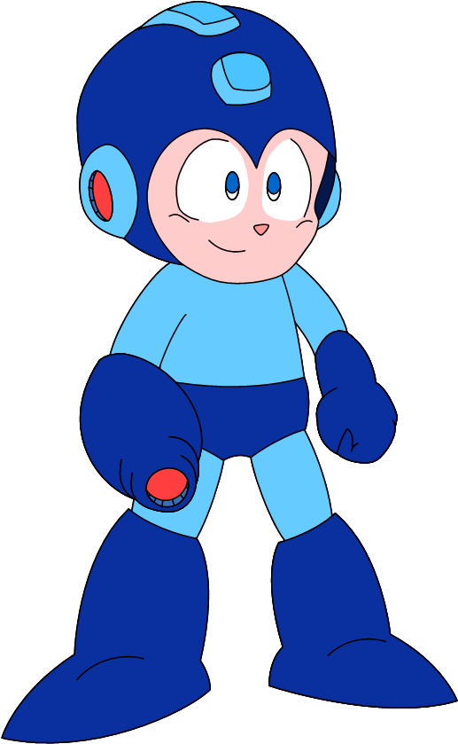 Megaman Goes Pew By Cuddlesnowy - Rockman Ova (518x948)