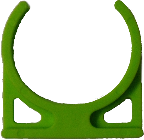 Aeac-2 Green Plastic Clamp - Aeac-2 Green Plastic Clamp (491x480)