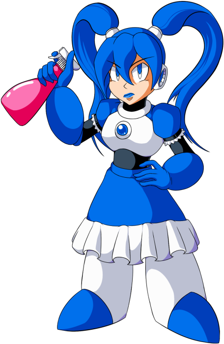 Mega Man Infamous Intent - Mega Man Infamous Intent Cleanse Woman (500x727)