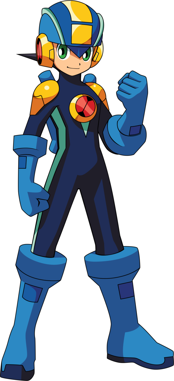 Commission - Megaman - - Megaman Exe Render (605x1320)