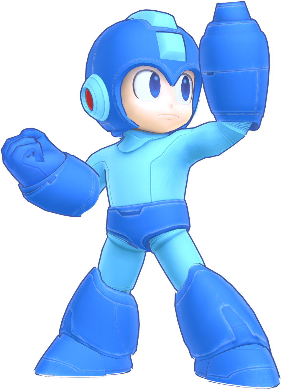 Mmd Wiiu Ssbbx Megaman Model - Megaman Mmd Dl (1024x1376)