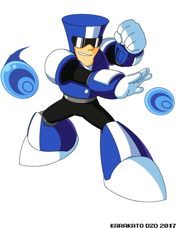 Thrill Man By Karakatodzo - Mega Man Rock Force (600x800)