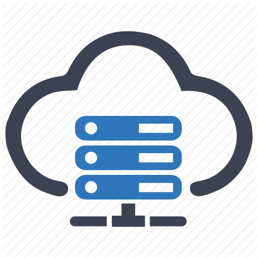 Share, Server, Host, Settings, Hosting, Cloud, Database - Cloud Server Icon Png (512x512)