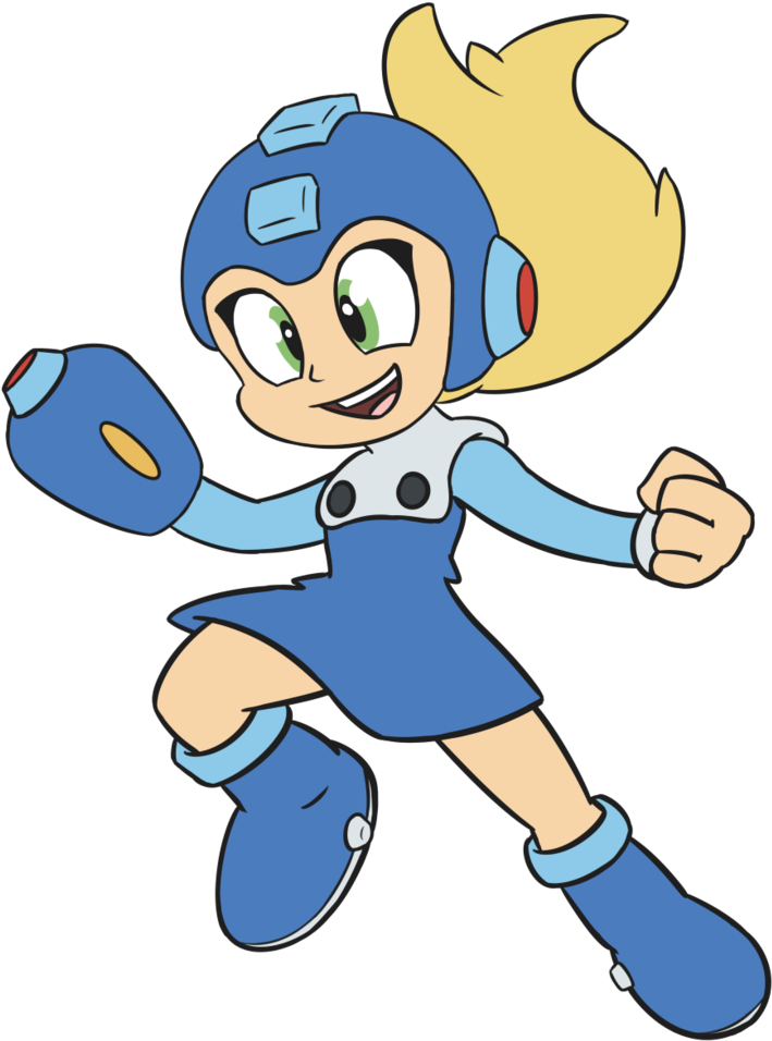 Roll In Megaman Suit By Muggyy - Comics (816x979)