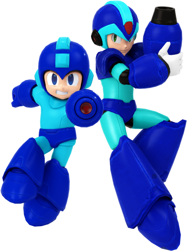Mega Man And X Render By Kamtheman56 - Megaman X Render (838x954)