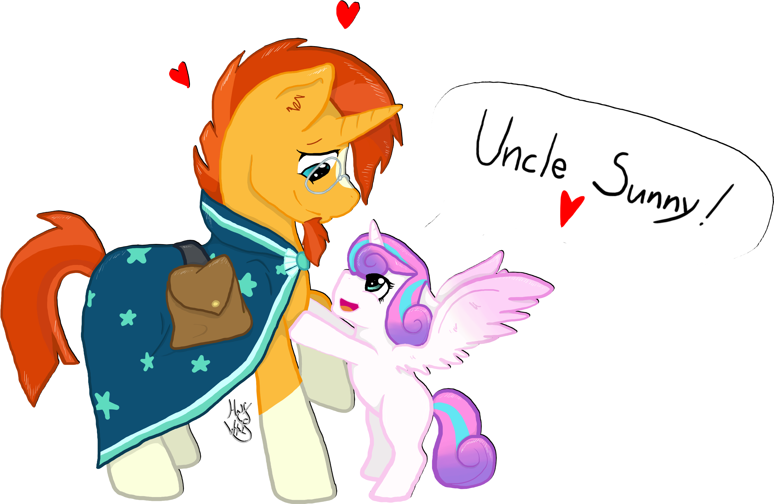 Halfwolfstudios, Cute, Heart, Pony, Princess Flurry - Cartoon (3300x2200)