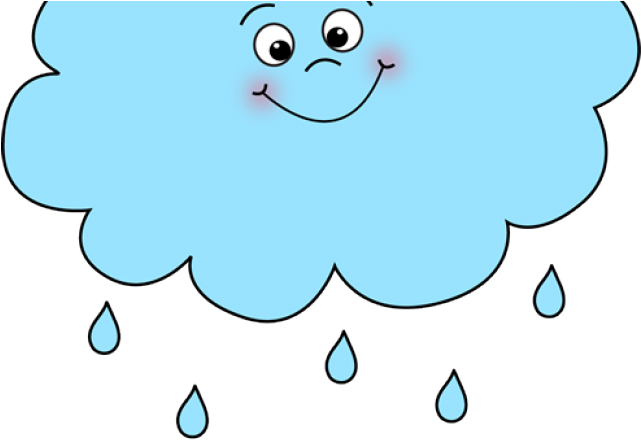 Rain Cloud Clipart - شکر بخاطر بارش باران (640x480)