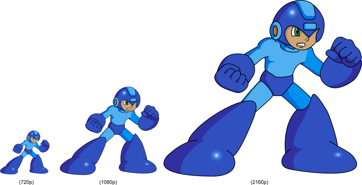 Megaman Hd Sprite Test By Blac-dragoon - Mega Man Hd Sprites (1249x640)