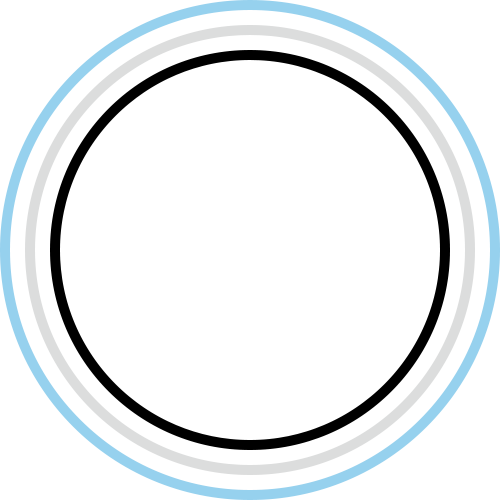 Outside The Train Cars, Led Headlamps Lead The Way - Circle (500x500)