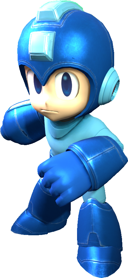 Mega Man Transparent Images - Smash 5 Mega Man (520x909)