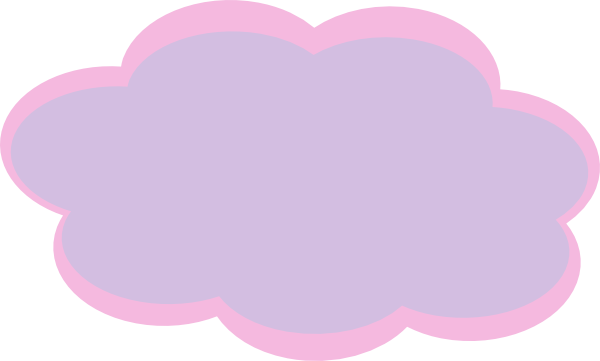 Pink Cloud Clipart (600x361)