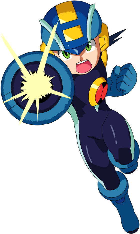 Normal Nt Megaman4-01 - Mega Man Nt Warrior Trading Card Game Power Up! Starter (753x1023)