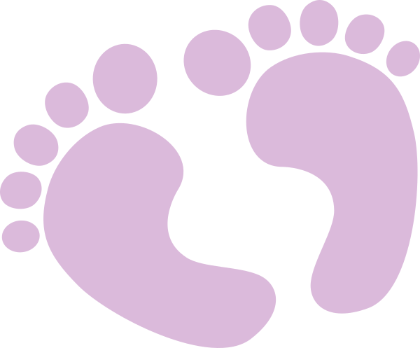 Free Pink Baby Feet Clip Art - Daddy To Be Baby Onesies (600x497)
