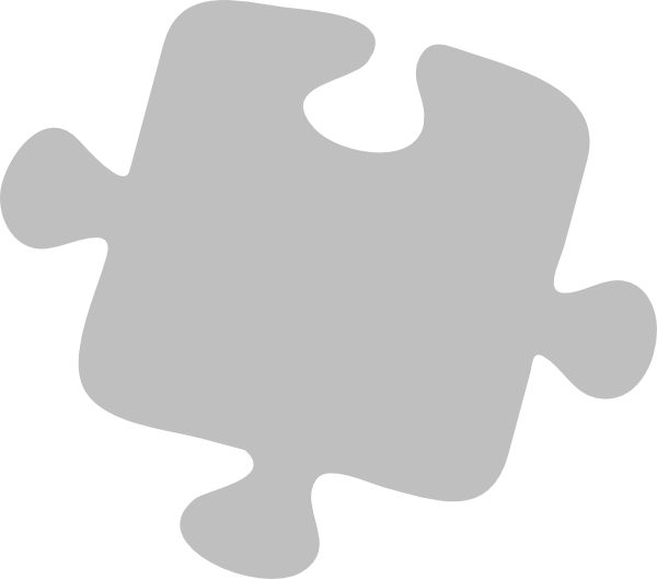 Puzzle Icon Gray Png (600x529)
