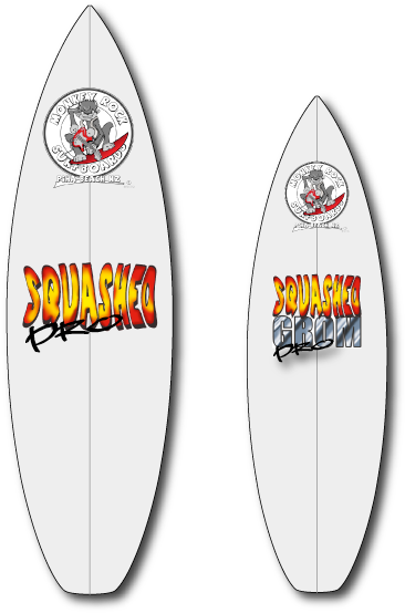 Squashed Pro High Performance Shortboard - Surfboard (454x600)