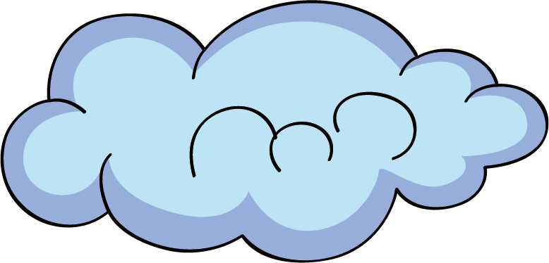 Vector Cartoon Clouds - Download (778x374)
