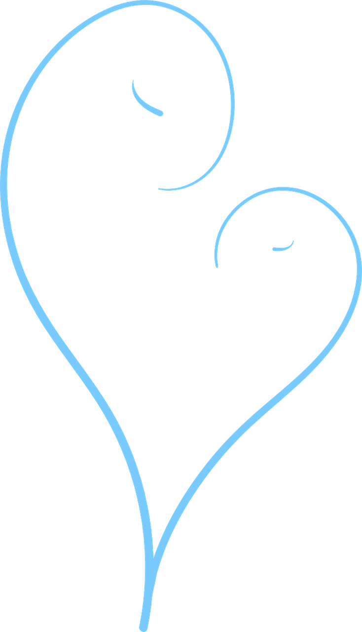 Blue Stylized Love Heart Family Png Image - Mother (734x1280)
