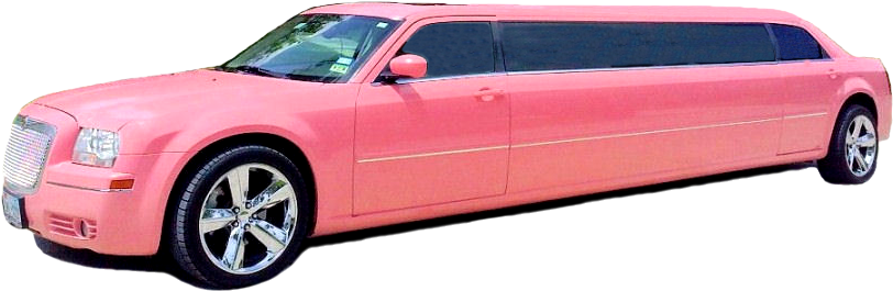 Pink Limousine - Pink Limo Rental Houston (831x284)