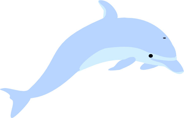 Dolphin Clipart - Dolphin Blowhole Clipart (600x386)