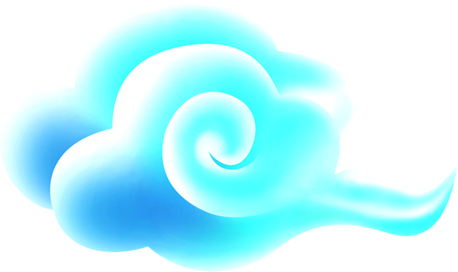 Sky Blue Cloud Cartoon Transparent Material - Sky Blue Cloud Cartoon Transparent Material (650x386)