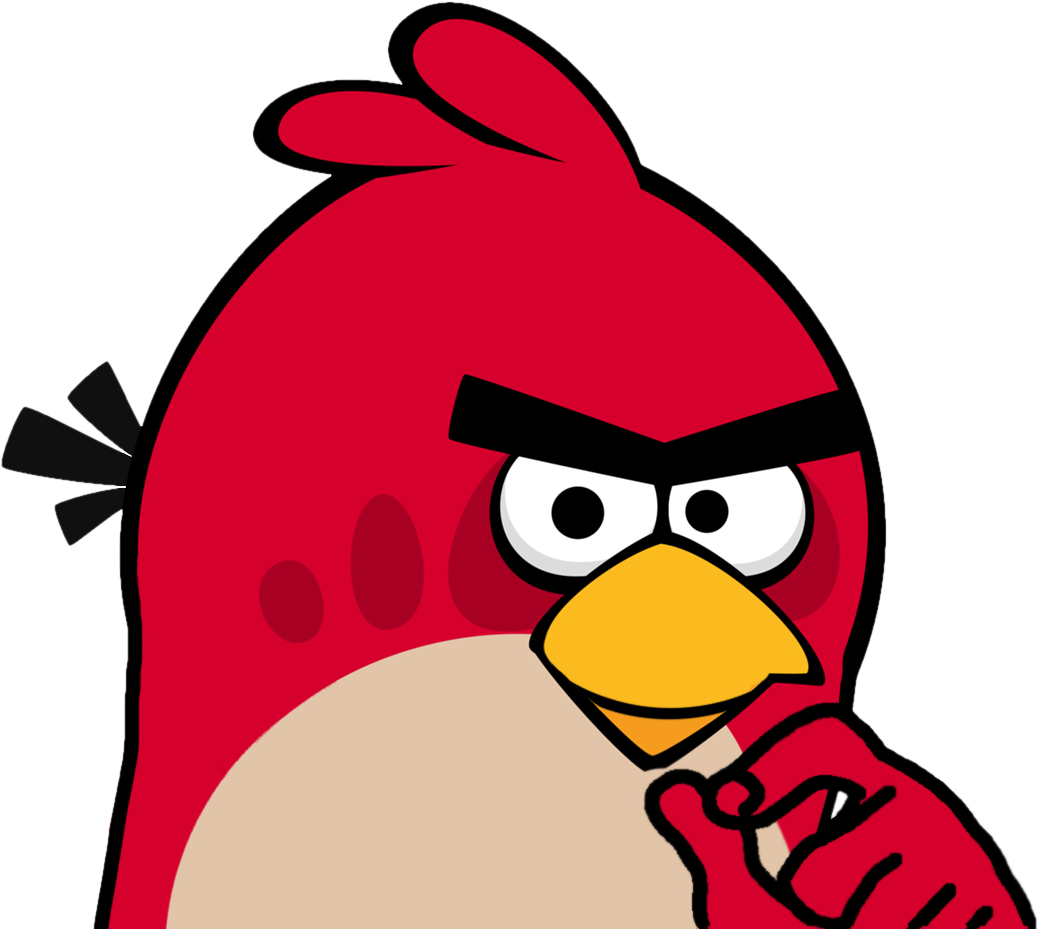 Post - Angry Birds Red Bird Gif (1083x1024)