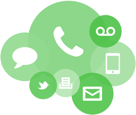 Seamless Experience Across Channels - Cloud Contact Center Icon (473x399)