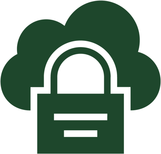 Secure Cloud Icon - Cloud Computing (600x600)