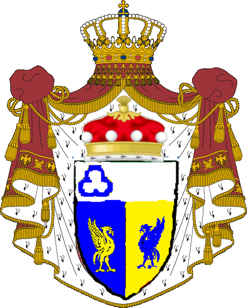 New Nosterlandic Coat Of Arms - Serbia Coat Of Arms Throw Blanket (481x599)