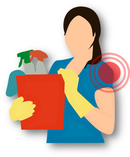 4 Diy Tips To Ease Shoulder Pain Caused By Pesach Preparations - Empleada De Hogar Png (746x747)