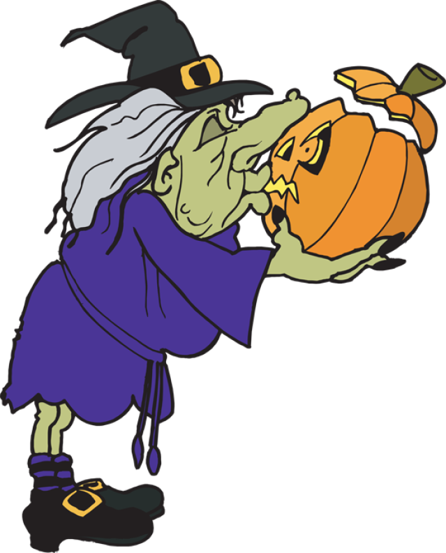 Ugly Witch - Clip Art (639x792)