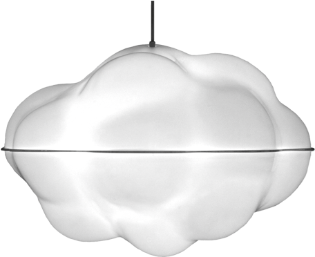 A Pendant Lamp In The Shape Of A Sensuous Cloud - Wb Form Lampe (954x477)