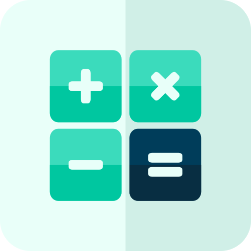 Calculator, Computing, Math, Operation Icon, Process - Math Icon Flat (512x512)