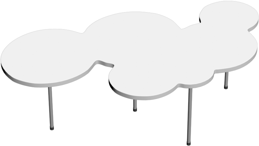 Cloud Coffee Table By Fashion For Home - Coffee Table (1000x1000)