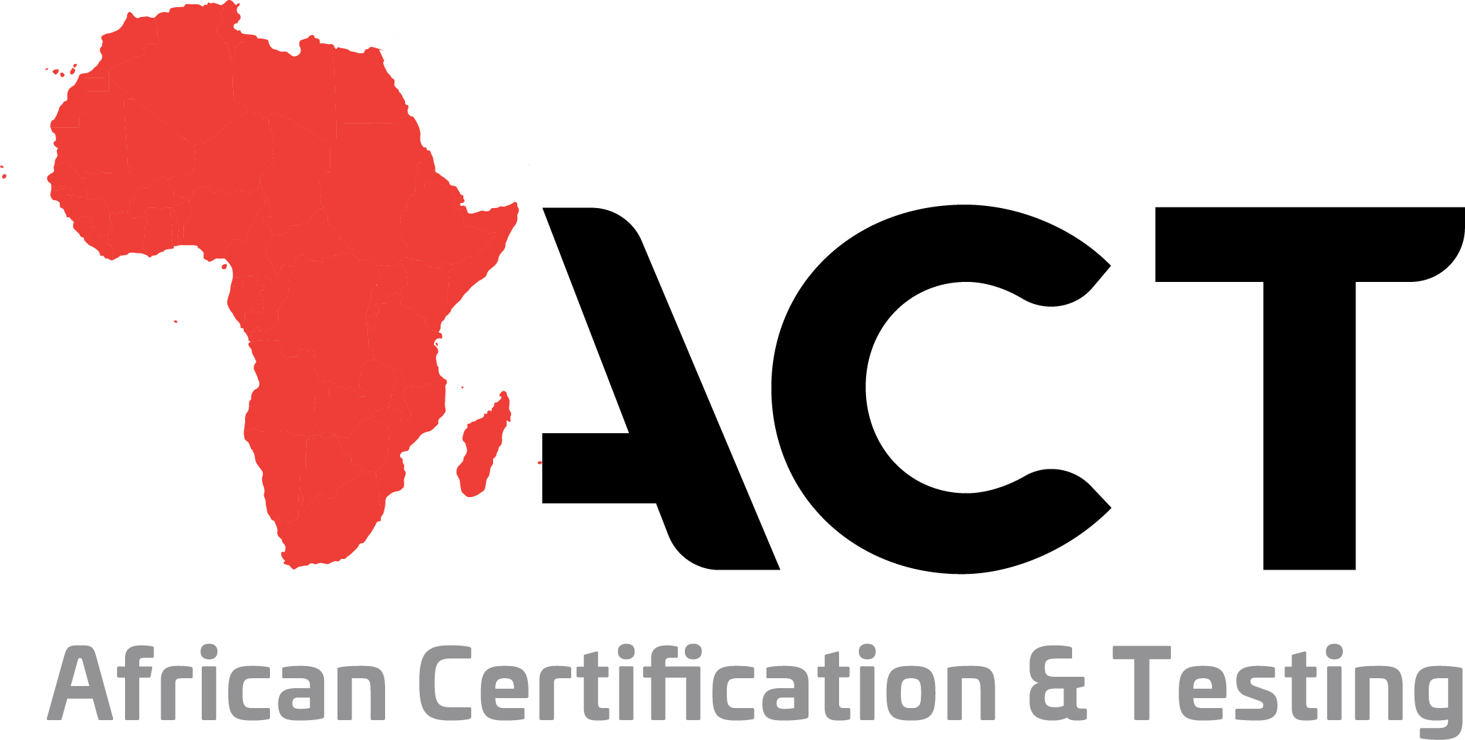 African Certification & Testing Act - African Continent Vector (2062x1042)