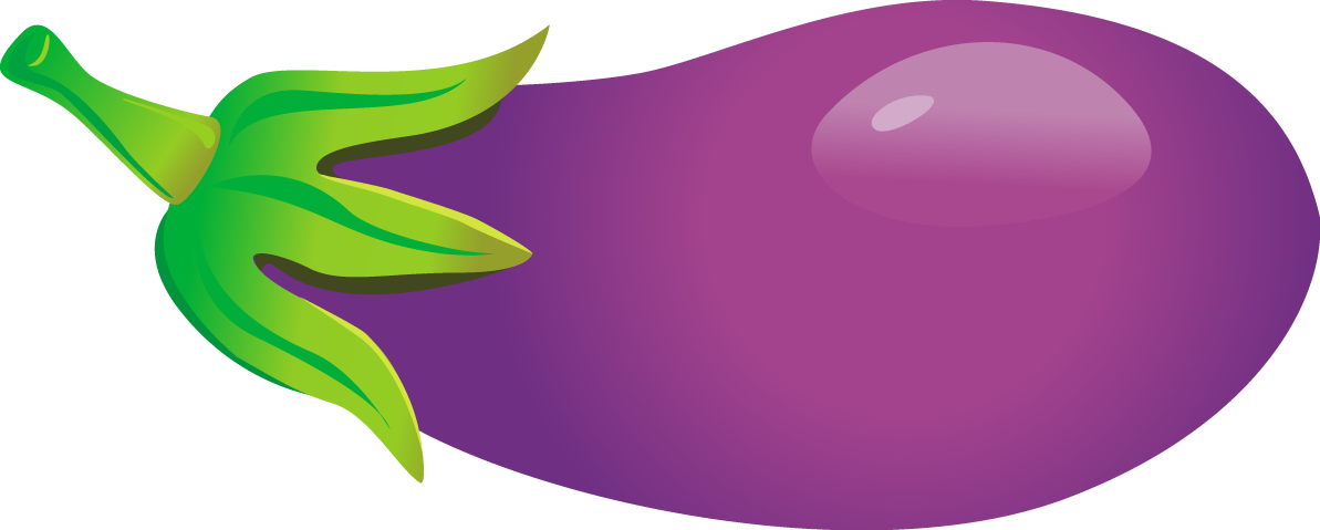 Eggplant Clip Art - Eggplant Clip Art (1193x479)