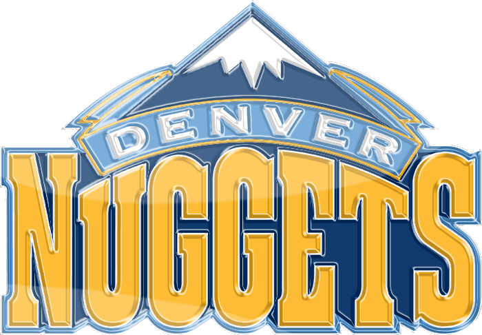 Denver Cliparts - Denver Nuggets 3d Logo (700x486)