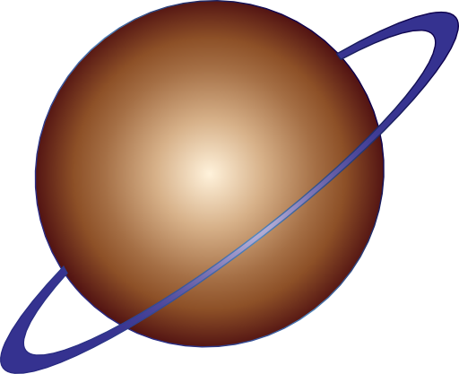 Saturn Planet Icon Clipart - Saturn (512x417)