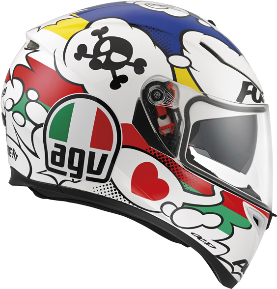 Agv Helmets - Graphics - Agv Comic Helmet (700x700)