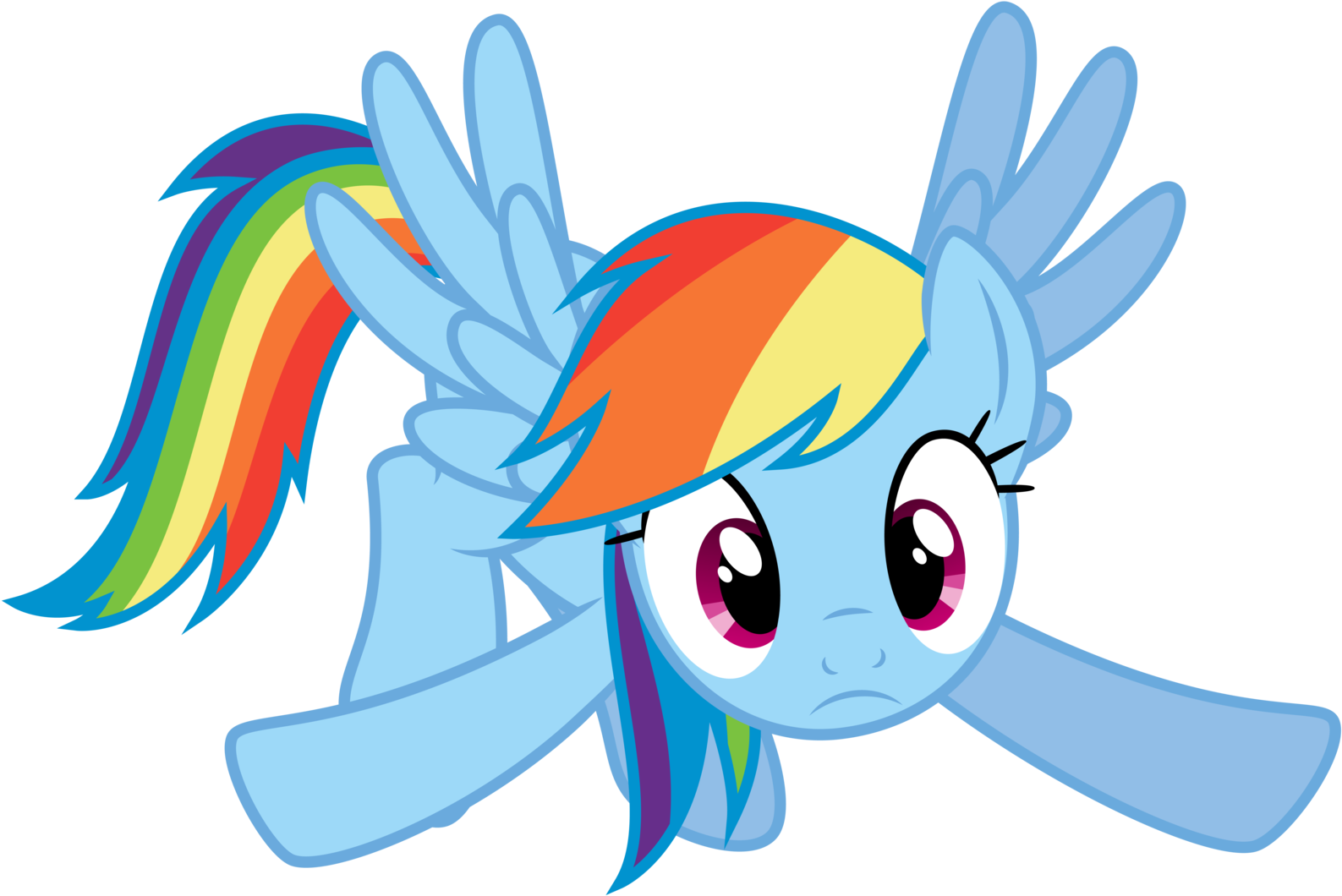 Rainbow Dash - Rainbow Dash Hug (1600x1081)