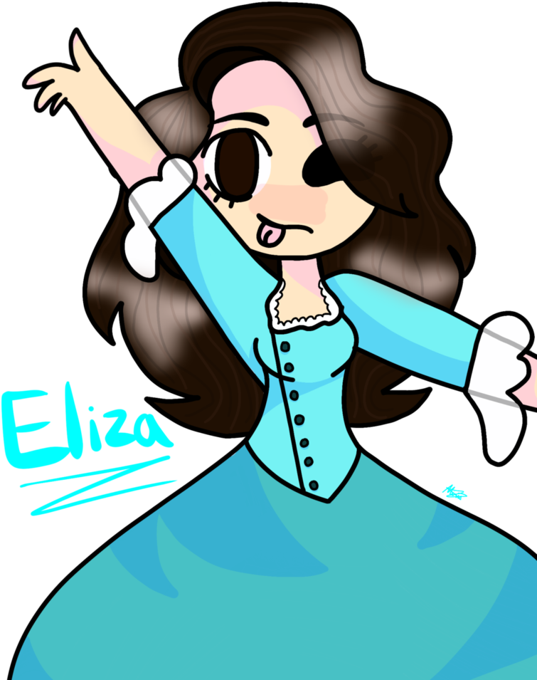 Eliza Schuyler By Yumithingyt - Cartoon (774x1032)