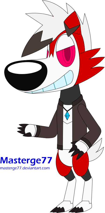 Duncan The Robot Lycanroc By Masterge77 - Robot (514x921)