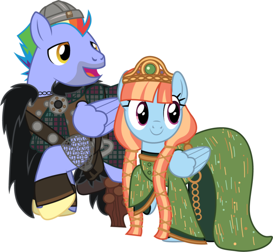 Bow Hothoof And Windy Whistles Brave By Cloudyglow - Windy Whistles And Rainbow Dash (931x858)