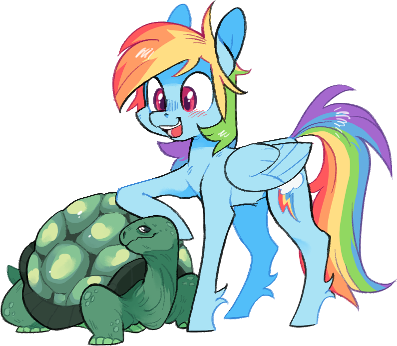 Xenons Art Mlp Rainbow Dash Twilight Sparkle Rarity - Pony (820x716)