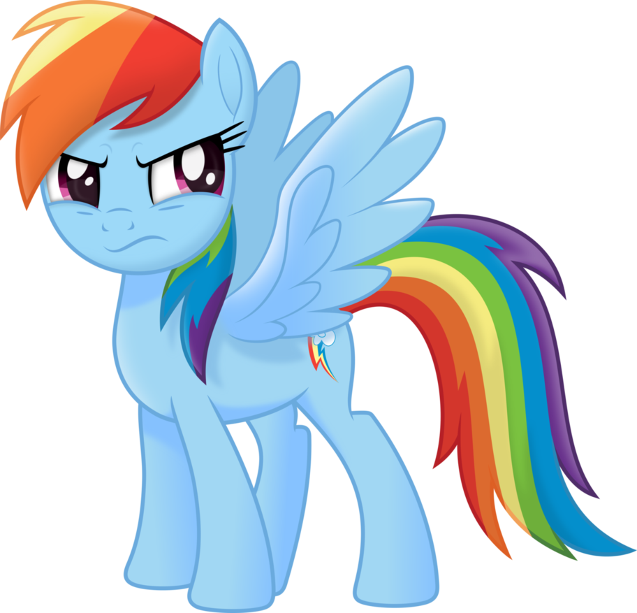 Rainbow Dash Movie Style By Negatif22 - Mlp Rainbow Dash Movie (912x877)