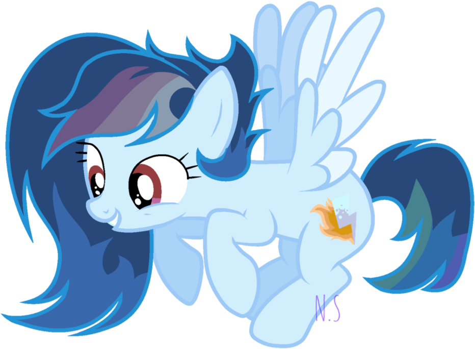 Mlp -rain Cloud (new Hairstyle) By Nelladang - Cartoon (985x812)
