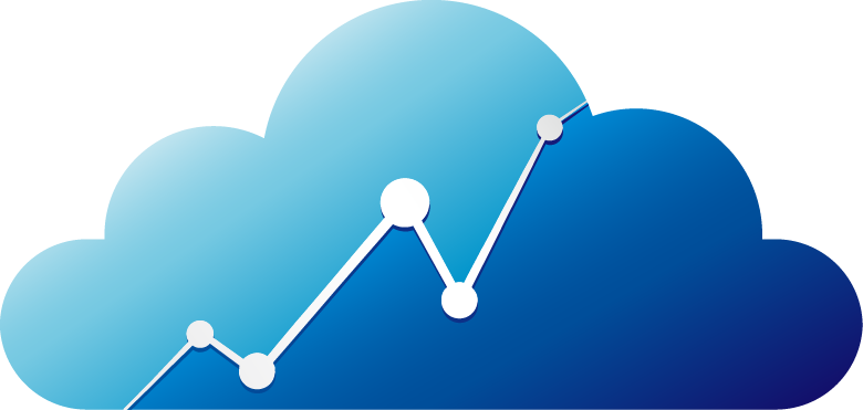 Hand-painted Blue Clouds Lightning Element - Hand-painted Blue Clouds Lightning Element (780x371)