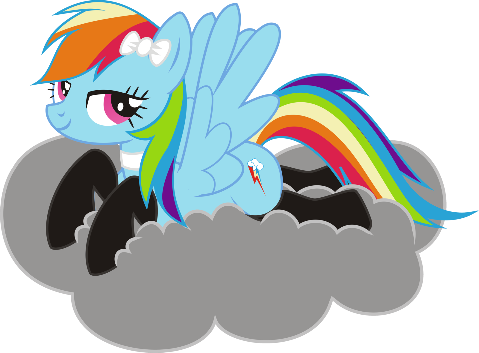 Png By Leopurofriki Rainbow Dash Passive Png By Leopurofriki - Sexy Rainbow Dash (1600x1177)