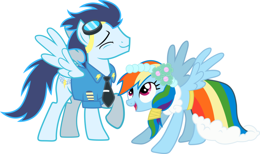 Soarin And Rainbow Dash - Soarin And Rainbow Dash (900x535)