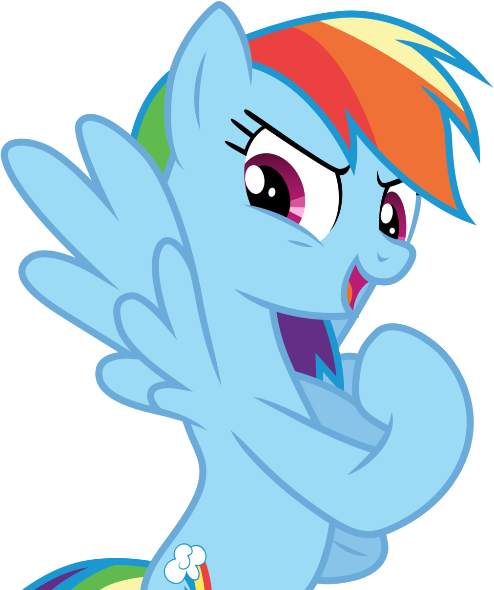 Confident Rainbow Dash By Cloudyglow Confident Rainbow - Rainbow Dash (1024x1227)